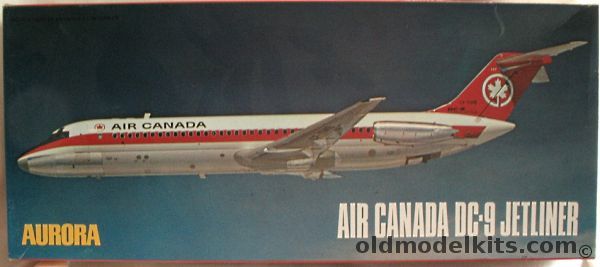 Aurora 1/72 McDonnell Douglas DC-9 Series 10 - Air Canada, 356 plastic model kit